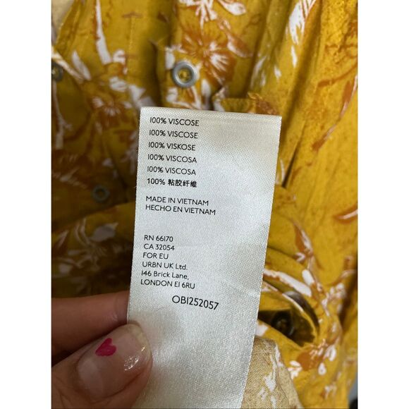 Free People We the Free It's A Vibe Button Down Shirt - Picture 10 of 10